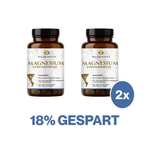 Magnesium 6-Fach Komplex hochdosiert Kapseln HM Heilarzneihaus Medica