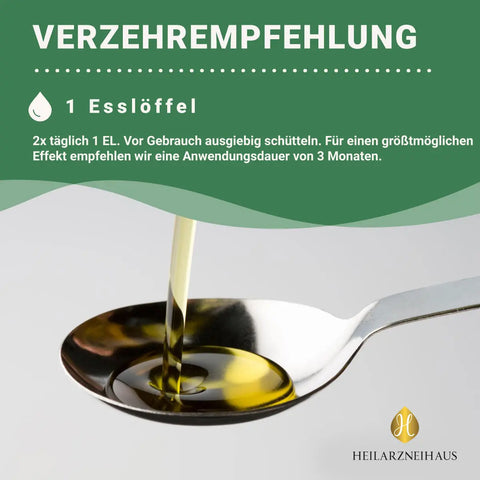 Omega 3 + Vitamin E: Leinsamenöl kaltgepresst & gefiltert HM Heilarzneihaus Medica