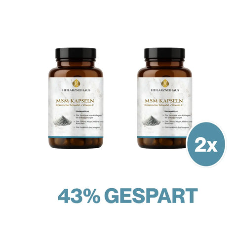 MSM Kapseln OptiMSM® + Vitamin C Kapseln HM Heilarzneihaus Medica