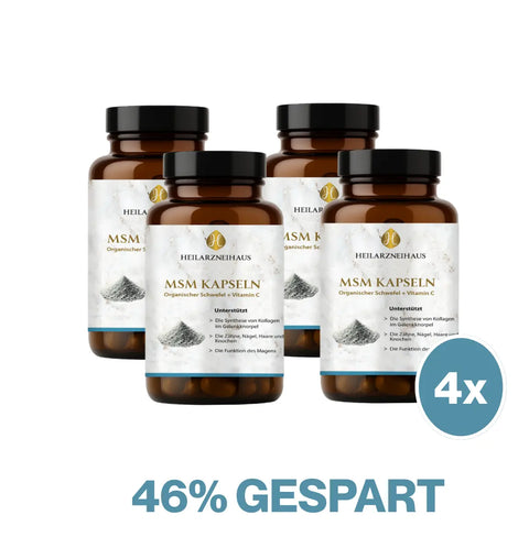 MSM Kapseln OptiMSM® + Vitamin C Kapseln HM Heilarzneihaus Medica