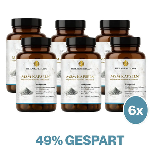 MSM Kapseln OptiMSM® + Vitamin C Kapseln HM Heilarzneihaus Medica