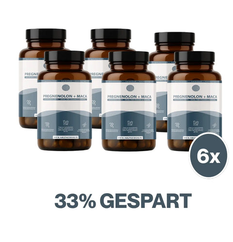 Pregnenolon + Maca + GABA Kapseln : Für Mann & Frau HM Heilarzneihaus Medica