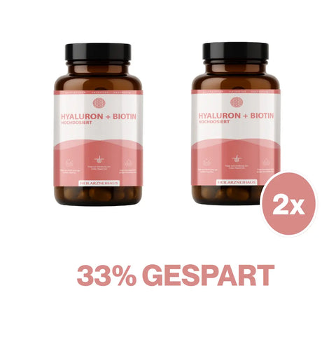 Hyaluron + Biotin hochdosiert Kapseln HM Heilarzneihaus Medica