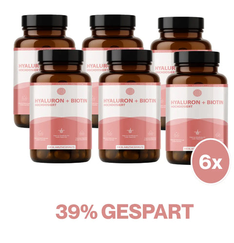 Hyaluron + Biotin hochdosiert Kapseln HM Heilarzneihaus Medica