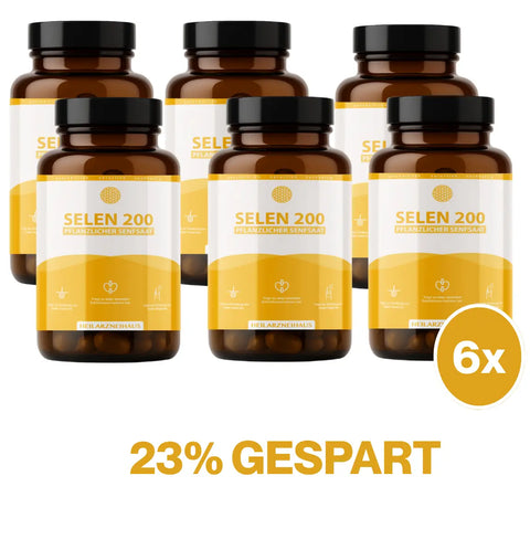 Selen 200 Kapseln – Unterstützung für die Schilddrüse & Hashimoto HM Heilarzneihaus Medica