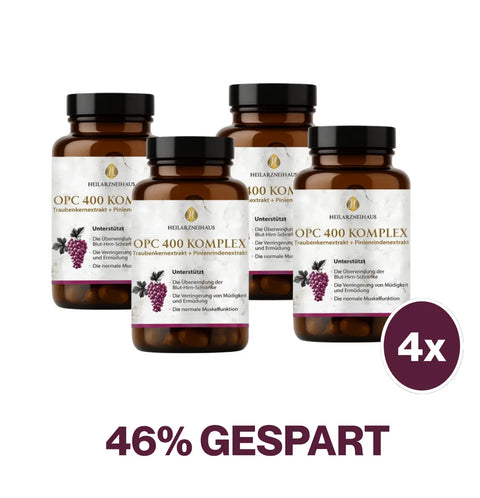 OPC Traubenkernextrakt + Vitamin C Kapseln: Pinienrindenextrakt HM Heilarzneihaus Medica