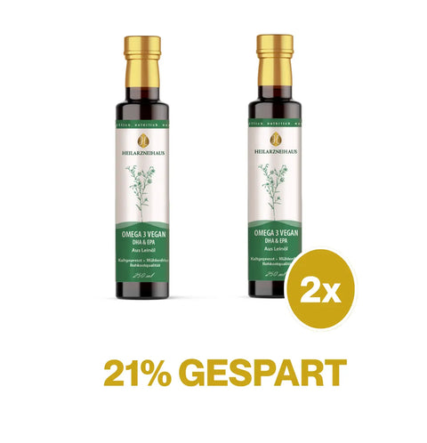Omega 3 Leinsamenöl kaltgepresst HM Heilarzneihaus Medica