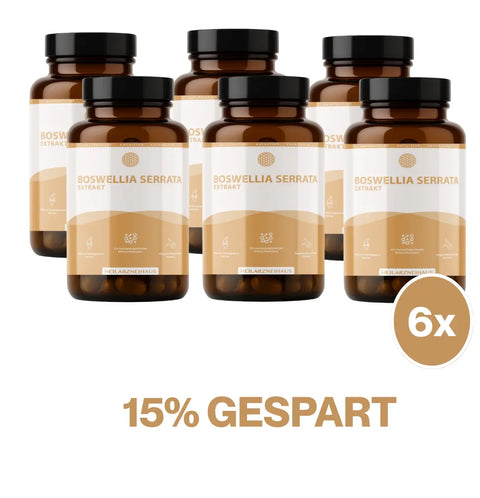 Boswellia Serrata Weihrauch Kapseln: Wildsammlung HM Heilarzneihaus Medica