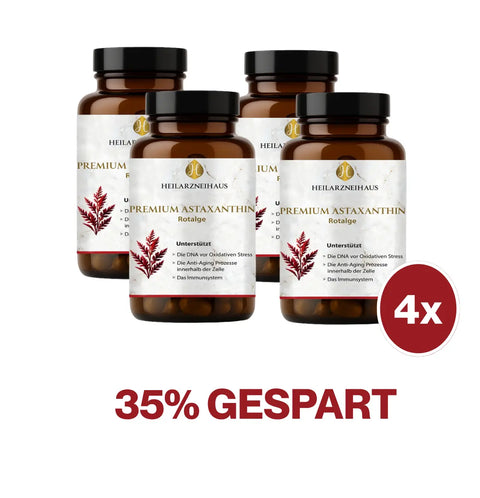 Astaxanthin AstaZine® Rotalge 8mg Kapseln HM Heilarzneihaus Medica