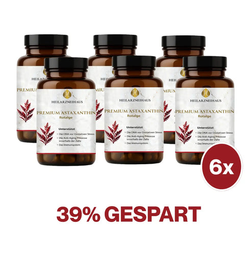 Astaxanthin AstaZine® Rotalge 8mg Kapseln HM Heilarzneihaus Medica