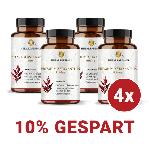 Astaxanthin AstaZine® Rotalge 4mg Kapseln HM Heilarzneihaus Medica