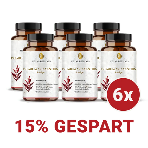 Astaxanthin AstaZine® Rotalge 4mg Kapseln HM Heilarzneihaus Medica