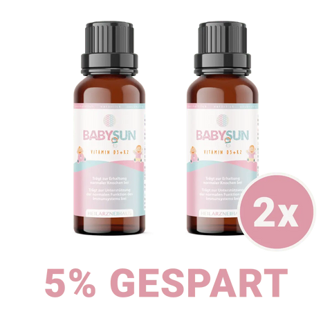 BabySun Vitamin D3 + K2 Tropfen HM Heilarzneihaus Medica