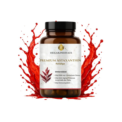 Astaxanthin AstaZine® Rotalge 4mg Kapseln HM Heilarzneihaus Medica
