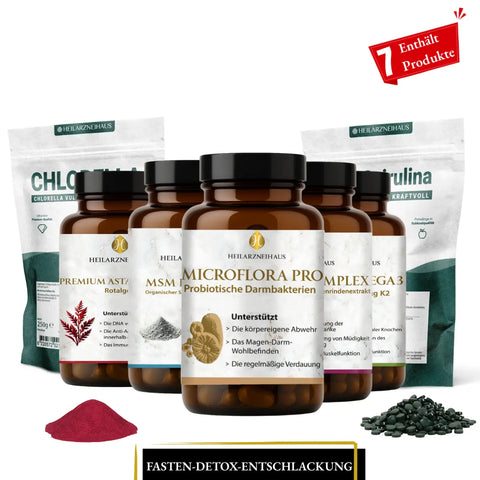 Fasten-Detox-Entschlackung Paket HM Heilarzneihaus Medica