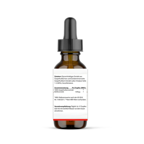 Grapefruitkernextrakt 2600mcg Tropfen Vegan HM Heilarzneihaus Medica