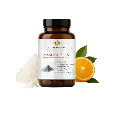 MSM Kapseln OptiMSM® + Vitamin C Kapseln HM Heilarzneihaus Medica