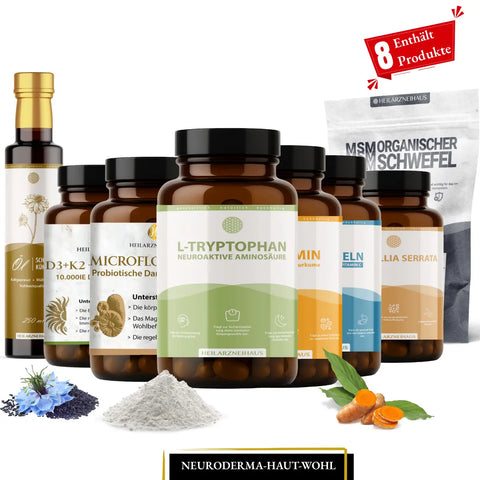 Neuroderma-Haut-Wohl Paket HM Heilarzneihaus Medica