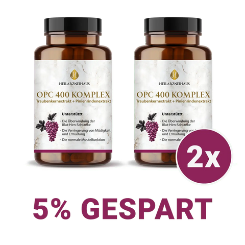 OPC Traubenkernextrakt + Vitamin C Kapseln: Pinienrindenextrakt HM Heilarzneihaus Medica