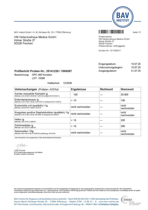 OPC Traubenkernextrakt + Vitamin C Kapseln: Pinienrindenextrakt HM Heilarzneihaus Medica