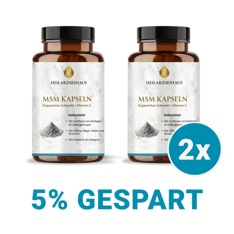 MSM Kapseln OptiMSM® + Vitamin C Kapseln HM Heilarzneihaus Medica