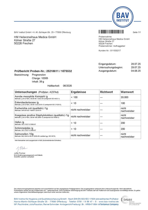 Pregnenolon + Maca + GABA Kapseln : Für Mann & Frau HM Heilarzneihaus Medica