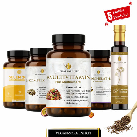 Vegan-Sorgenfrei Paket HM Heilarzneihaus Medica