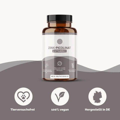 Zink Picolinat + Vitamin C Kapseln HM Heilarzneihaus Medica