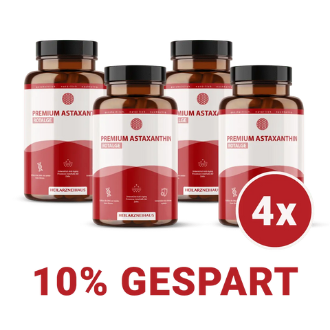 Astaxanthin AstaZine® Rotalge 4mg Kapseln HM Heilarzneihaus Medica