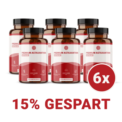 Astaxanthin AstaZine® Rotalge 4mg Kapseln HM Heilarzneihaus Medica