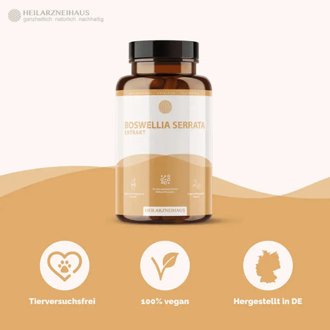 Mindesthaltbarkeit : Oktober 2025 Boswellia Serrata Weihrauch Kapseln: Wildsammlung HM Heilarzneihaus Medica