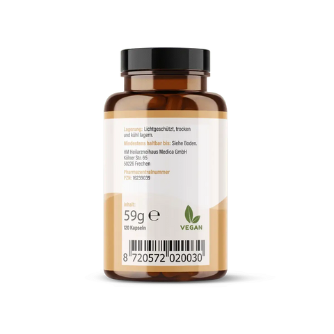 Mindesthaltbarkeit : Oktober 2025 Boswellia Serrata Weihrauch Kapseln: Wildsammlung HM Heilarzneihaus Medica