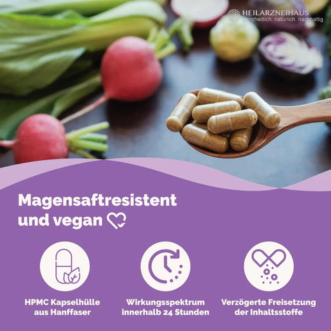 Eisen 45mg + Vitamin C hochdosiert Kapseln: Eisenbisglycinat HM Heilarzneihaus Medica