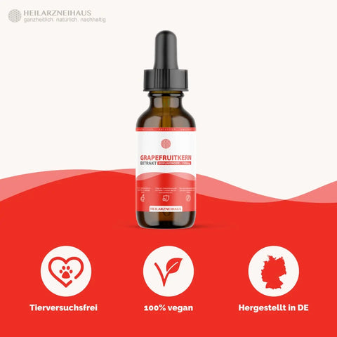 Grapefruitkernextrakt 2600mcg Tropfen Vegan HM Heilarzneihaus Medica
