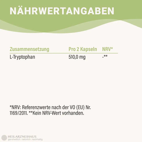 L-Tryptophan Kapseln HM Heilarzneihaus Medica
