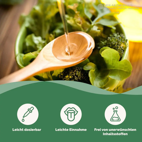 Omega 3 + Vitamin E: Leinsamenöl kaltgepresst & gefiltert HM Heilarzneihaus Medica