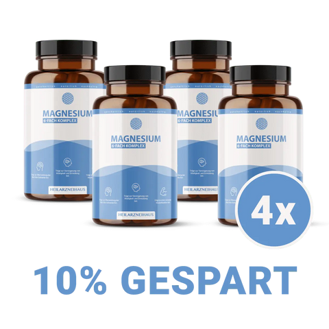Magnesium 6-Fach Komplex hochdosiert Kapseln HM Heilarzneihaus Medica