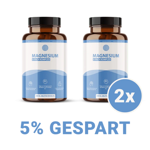 Magnesium 6-Fach Komplex hochdosiert Kapseln HM Heilarzneihaus Medica