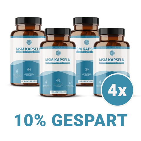 MSM Kapseln OptiMSM® + Vitamin C Kapseln HM Heilarzneihaus Medica