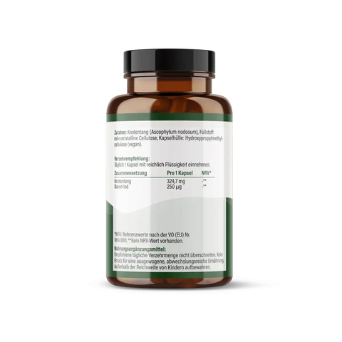 Mindesthaltbarkeit : September 2025 Jod 250 Kapseln: Schwangerschaft & Stillzeit HM Heilarzneihaus Medica