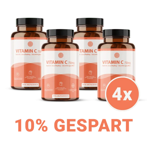 Vitamin C hochdosiert 750mg Kapseln HM Heilarzneihaus Medica