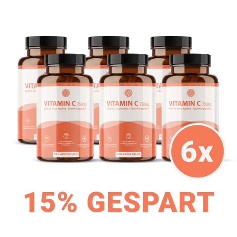 Vitamin C hochdosiert 750mg Kapseln HM Heilarzneihaus Medica