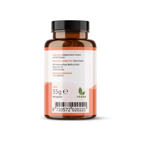 Vitamin C hochdosiert 750mg Kapseln HM Heilarzneihaus Medica