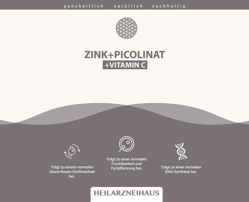 Zink Picolinat + Vitamin C Kapseln