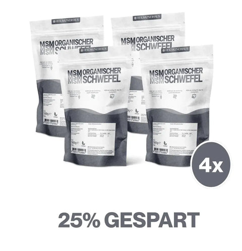 Mindesthaltbarkeit: 30 Januar 2026 MSM Pulver: Organischer Schwefel HM Heilarzneihaus Medica