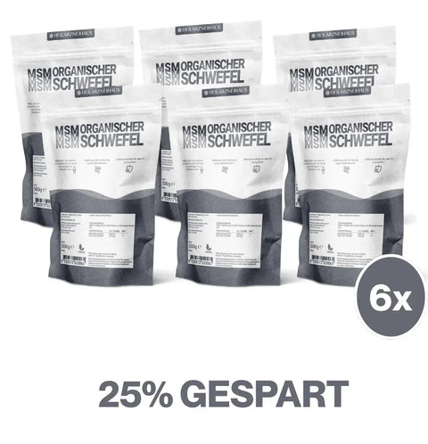 Mindesthaltbarkeit: 30 Januar 2026 MSM Pulver: Organischer Schwefel HM Heilarzneihaus Medica