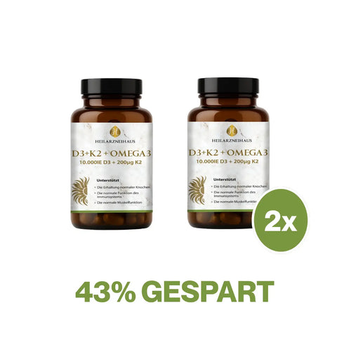 Vitamin D3 + K2 + Omega 3 Kapseln