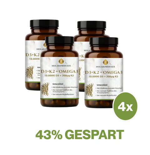 Vitamin D3 + K2 + Omega 3 Kapseln