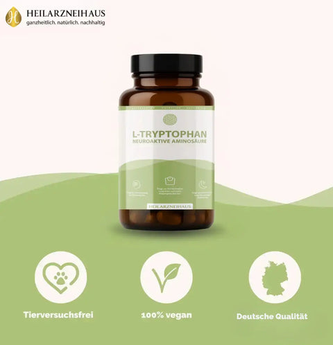Mindesthaltbarkeit: 31 Nowember 2025 L-Tryptophan Kapseln HM Heilarzneihaus Medica