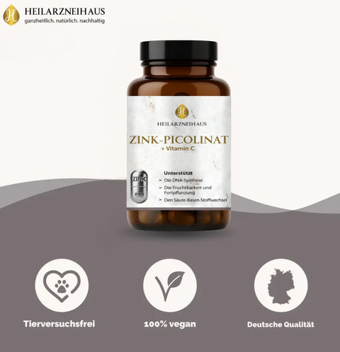 Zink Picolinat + Vitamin C Kapseln HM Heilarzneihaus Medica